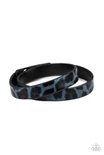 Load image into Gallery viewer, Paparazzi “All GRRirl” Blue Wrap Bracelet
