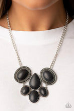 Load image into Gallery viewer, Paparazzi “All-Natural Nostalgia” Black - Necklace Earring Set
