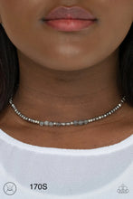 Load image into Gallery viewer, Paparazzi “Space Odyssey" Silver Necklace Choker - Paparazzi Accessories