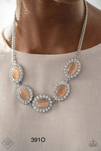 Load image into Gallery viewer, Paparazzi “A DIVA-ttiude Adjustment” Orange Necklace Earring Set - Paparazzi Accessories