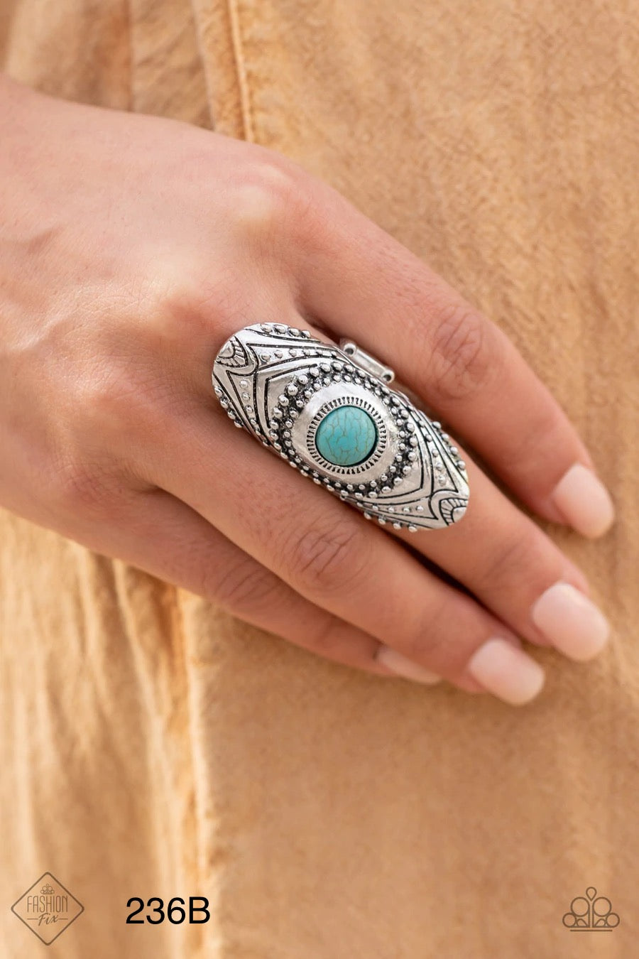 Paparazzi “Rural Radiance” - Blue Stretch Ring