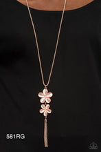 Load image into Gallery viewer, Paparazzi “Perennial Powerhouse” Rose Gold Necklace Earring Set - Paparazzi Accessories