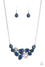 Load image into Gallery viewer, Paparazzi “Breathtaking Brilliance” Blue Necklace Earrings Set - Paparazzi Accessories