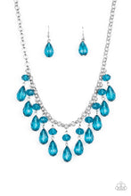 Load image into Gallery viewer, Paparazzi "Crystal Enchantment" Blue Necklace Earring Set