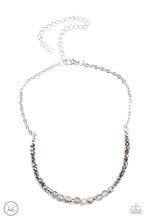 Load image into Gallery viewer, Paparazzi “Space Odyssey" Silver Necklace Choker - Paparazzi Accessories