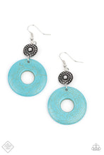 Load image into Gallery viewer, Paparazzi Vintage “Earthy Epicenter” Blue Dangle Earrings - Paparazzi Accessories