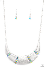 Load image into Gallery viewer, Paparazzi "Going Through Phases" Multi Iridescent Necklace Earring Set - Paparazzi Accessories