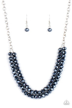 Load image into Gallery viewer, Paparazzi "May The FIERCE Be With You" Blue Necklace Earring Set - Paparazzi Accessories