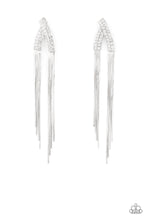 Load image into Gallery viewer, Paparazzi "It Takes Two To TASSEL" White Post Earrings