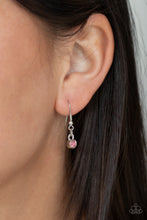 Load image into Gallery viewer, Paparazzi “Mystical Majesty" Pink Iridescent Necklace Earring Set - Paparazzi Accessories