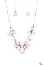 Load image into Gallery viewer, Paparazzi "Ethereal Romance" Pink Necklace Earring Set - Paparazzi Accessories