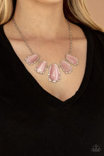 Load image into Gallery viewer, Paparazzi “Newport Princess" Pink Necklace Earring Set - Paparazzi Accessories