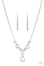 Load image into Gallery viewer, Paparazzi “So Mod” Silver Necklace Earring Set - Paparazzi Accessories