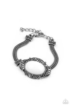 Load image into Gallery viewer, Paparazzi “Top-Notch Drama“ White Adjustable Clasp Bracelet - Paparazzi Accessories