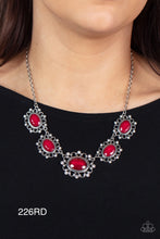 Load image into Gallery viewer, Paparazzi “Meadow Wedding” Red Necklace Earring Set - Paparazzi Accessories