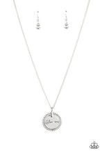 Load image into Gallery viewer, Paparazzi “Glam-ma Glamorous” White Necklace Earring Set - Paparazzi Accessories