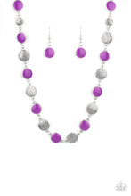 Load image into Gallery viewer, Paparazzi “Harmonizing Hotspot" Purple Necklace Earring Set - Paparazzi Accessories