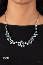 Load image into Gallery viewer, Paparazzi “Welcome to the Ice Age” Blue Necklace Earring Set - Paparazzi Accessories