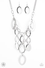 Load image into Gallery viewer, Paparazzi &quot;A Silver Spell&quot; Silver Necklace Earring Set
