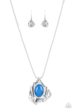 Load image into Gallery viewer, Paparazzi “Amazon Amulet” Blue - Necklace Earring Set