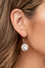 Load image into Gallery viewer, “Spotlight Stunner” White Necklace Earring Set - Paparazzi Accessories