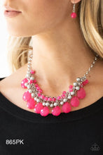 Load image into Gallery viewer, Paparazzi “Trending Tropicana” - Pink Necklace Earring Set