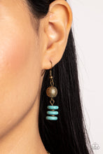 Load image into Gallery viewer, Paparazzi “Oasis Goddess” Brass Necklace Earring Set - Cindysblingboutique