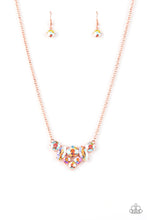 Load image into Gallery viewer, Paparazzi “Lavishly Loaded” Copper Exclusive Necklace Earring Set - Paparazzi Accessories