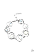 Load image into Gallery viewer, Paparazzi “Date Night Drama” White Clasp Bracelet