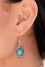 Load image into Gallery viewer, “Albuquerque Artisan” Blue Necklace Earring Set - Paparazzi