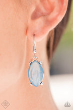 Load image into Gallery viewer, Paparazzi “Date Night Nouveau” Blue Necklace Earring Set - Paparazzi Accessories