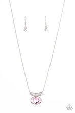 Load image into Gallery viewer, Paparazzi “your Pristinely Prestigious” Pink Necklace Earring Set - Paparazzi Accessories