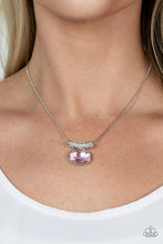 Load image into Gallery viewer, Paparazzi “your Pristinely Prestigious” Pink Necklace Earring Set - Paparazzi Accessories