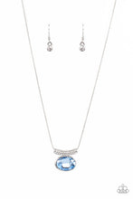 Load image into Gallery viewer, Paparazzi “Pristinely Prestigious” Blue Necklace Earring Set - Paparazzi Accessories
