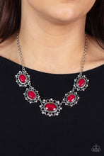 Load image into Gallery viewer, Paparazzi “Meadow Wedding” Red Necklace Earring Set - Paparazzi Accessories