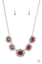 Load image into Gallery viewer, Paparazzi “Meadow Wedding” Red Necklace Earring Set - Paparazzi Accessories