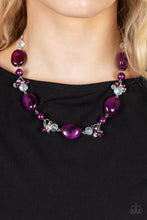 Load image into Gallery viewer, Paparazzi “The Top TENACIOUS” Purple Necklace Earring Set - Paparazzi Accessories
