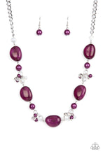 Load image into Gallery viewer, Paparazzi “The Top TENACIOUS” Purple Necklace Earring Set - Paparazzi Accessories