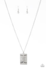 Load image into Gallery viewer, Paparazzi “All About Trust” White Necklace Earring Set - Paparazzi Accessories