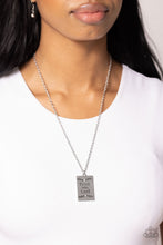 Load image into Gallery viewer, Paparazzi “All About Trust” White Necklace Earring Set - Paparazzi Accessories