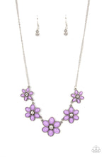Load image into Gallery viewer, Paparazzi “Prairie Party” Purple Necklace Earring Set
