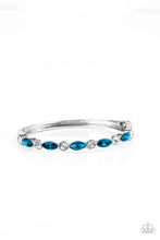 Load image into Gallery viewer, Paparazzi “Petitely Powerhouse” Blue Hinge Bracelet - Paparazzi Accessories