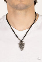 Load image into Gallery viewer, Paparazzi “Get Your ARROWHEAD in the Game” Black Necklace