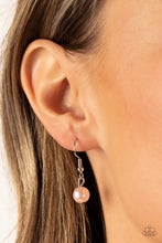 Load image into Gallery viewer, Paparazzi “Because Im The Bride” Pink Necklace Earring Set - Paparazzi Accessories