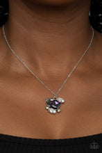 Load image into Gallery viewer, Paparazzi “Prismatic Projection” Purple Necklace Earring Set - Paparazzi Accessories