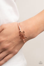 Load image into Gallery viewer, Paparazzi &quot;Did I FLUTTER?&quot; Copper Bangle Bracelet

