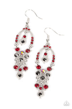 Load image into Gallery viewer, Vintage “Sophisticated Starlet" Red Dangle Earrings - Paparazzi Accessories