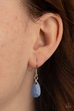 Load image into Gallery viewer, Paparazzi “A Passing FAN-cy” Blue Necklace Earring Set -Paparazzi Accessories