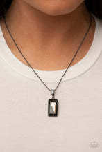 Load image into Gallery viewer, “Cosmic Curator” Black Necklace Earring Set - Paparazzi Accessories