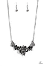 Load image into Gallery viewer, Paparazzi “Botanical Breeze” Silver Necklace Earring Set